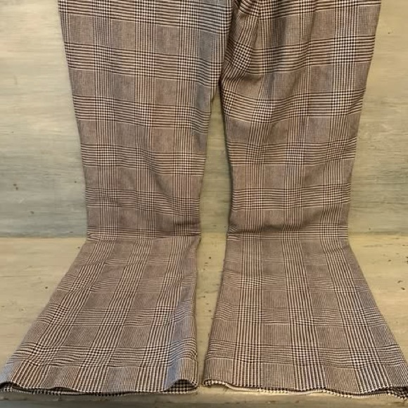 Torrid Black White Glen Plaid Luxe Ponte Trouser Pants 22T Like New - Picture 8 of 9